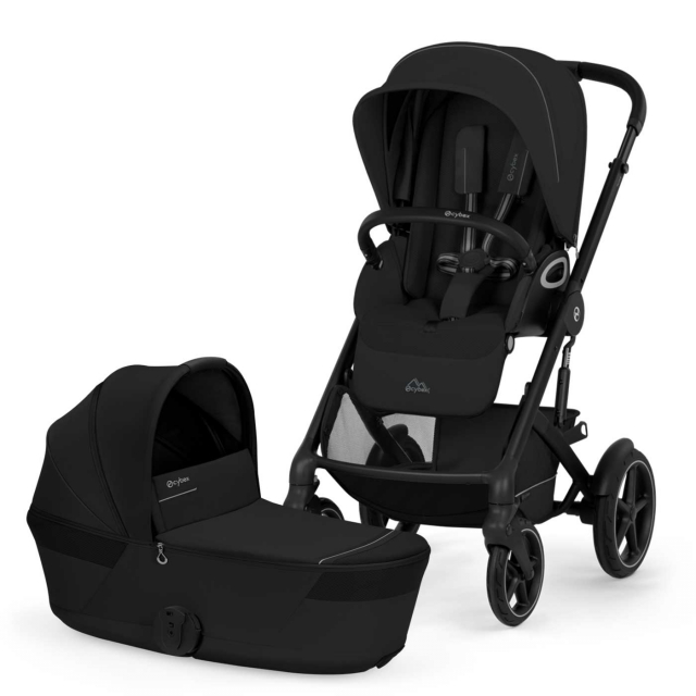 Cybex Talos S Lux Duo med Fold-Cot Moon Black