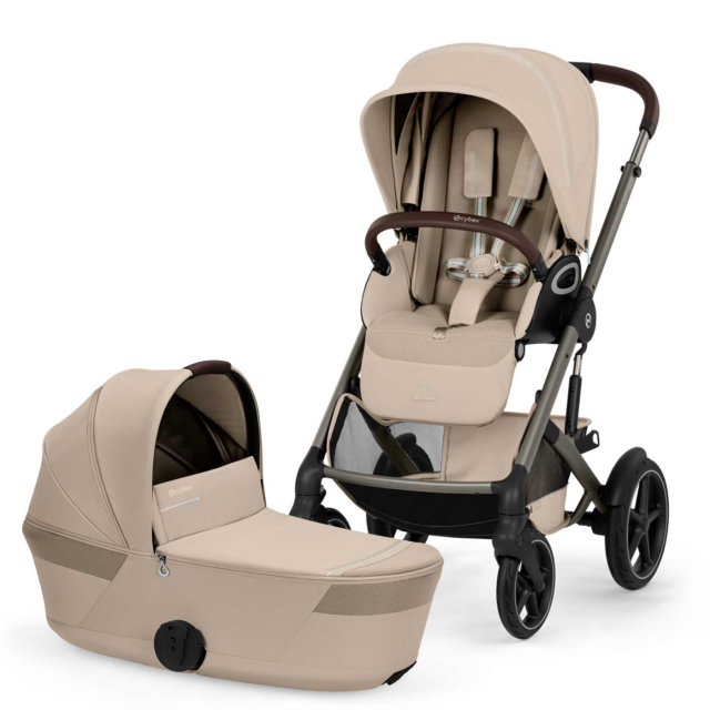 Cybex Talos S Lux Duo med Fold-Cot Almond Beige