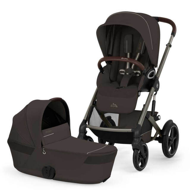 Cybex Talos S Lux Duo med Fold-Cot Chocolate Brown