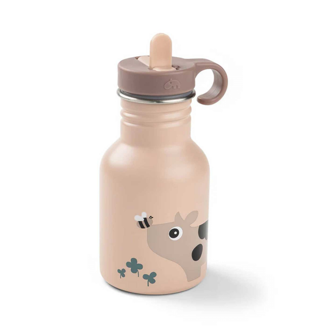 Done By Deer Vattenflaska 350 ml Tiny Farm Powder