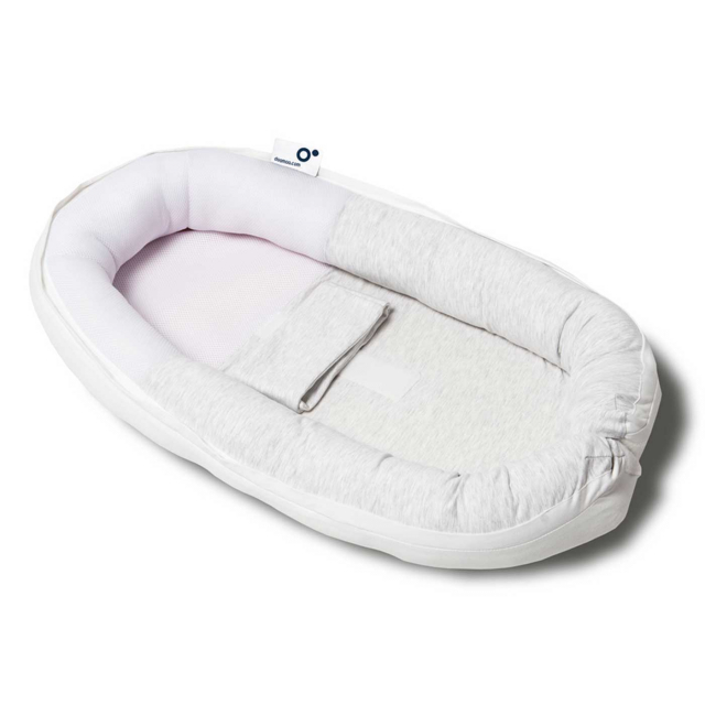Doomoo Babynest Melerad Ljusgrå