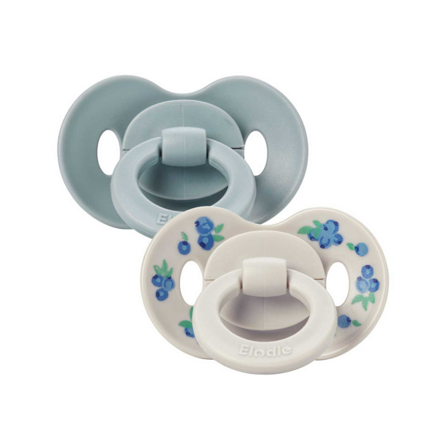 Elodie Binky Napp Silikon 2-pack 0-6 mån Blueberry Bliss
