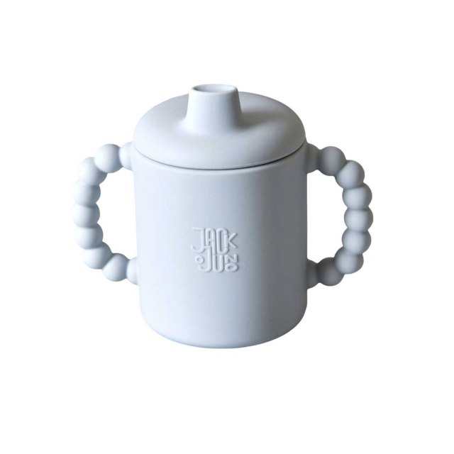 Jack o Juno Bubble Sippy Cup Glacier Grey