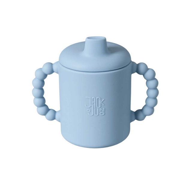 Jack o Juno Bubble Sippy Cup Pale Blue