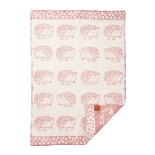 Klippan Yllefabrik Filt Hedgehog Rosa