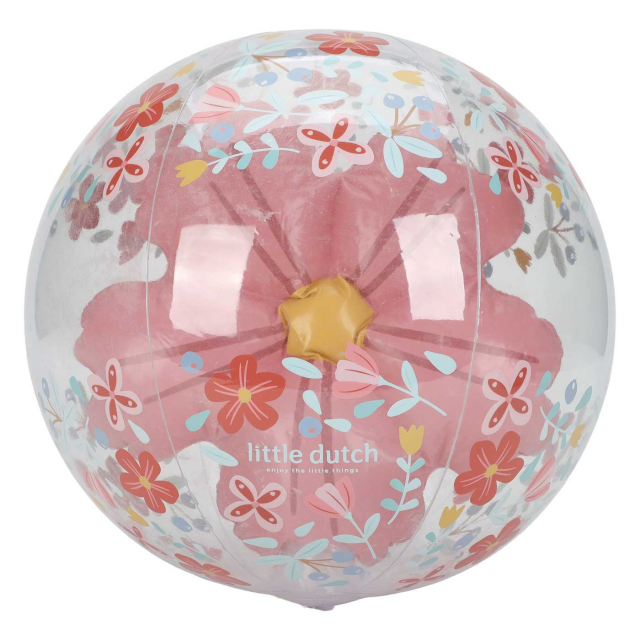 Little Dutch Badboll Pink Flowers 3D 35cm