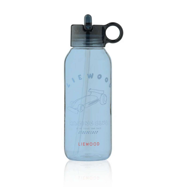 Liewood Yang Tritan Vattenflaska 500 ml Race Cars/Classic Navy