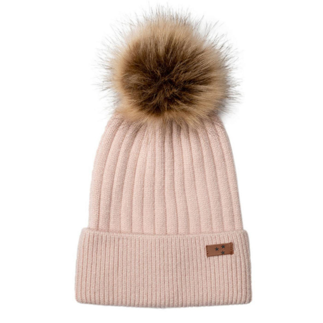 Mini Dreams Mössa Fluffy Rosa 1 år+