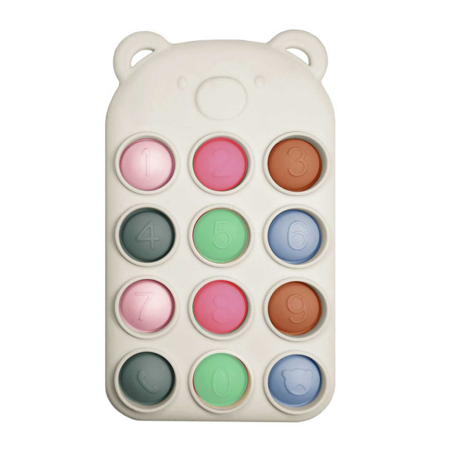 Nattou Soft Silicone Bitleksak Pop-it Remote
