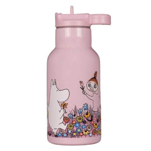 Mumin Vattenflaska Äng Rosa