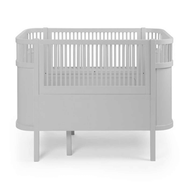 Sebra Växasäng Baby & Junior Stone Grey