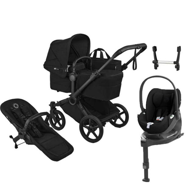 Bugaboo Donkey 6 Barnvagn + Cybex Cloud T + Bas