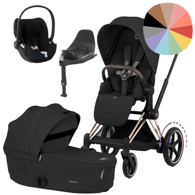 Cybex E-priam Gen 5 Roségold + Cloud T + Bas