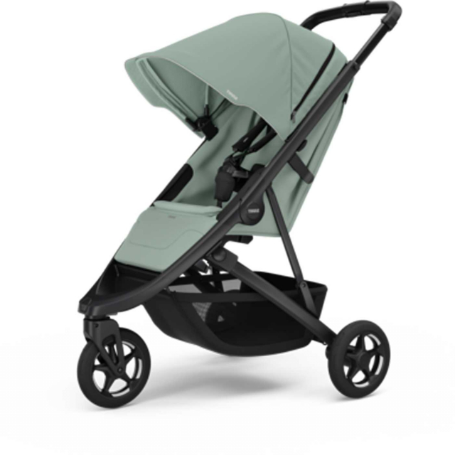 Thule Spring 2 Sittvagn Mist Green on Black