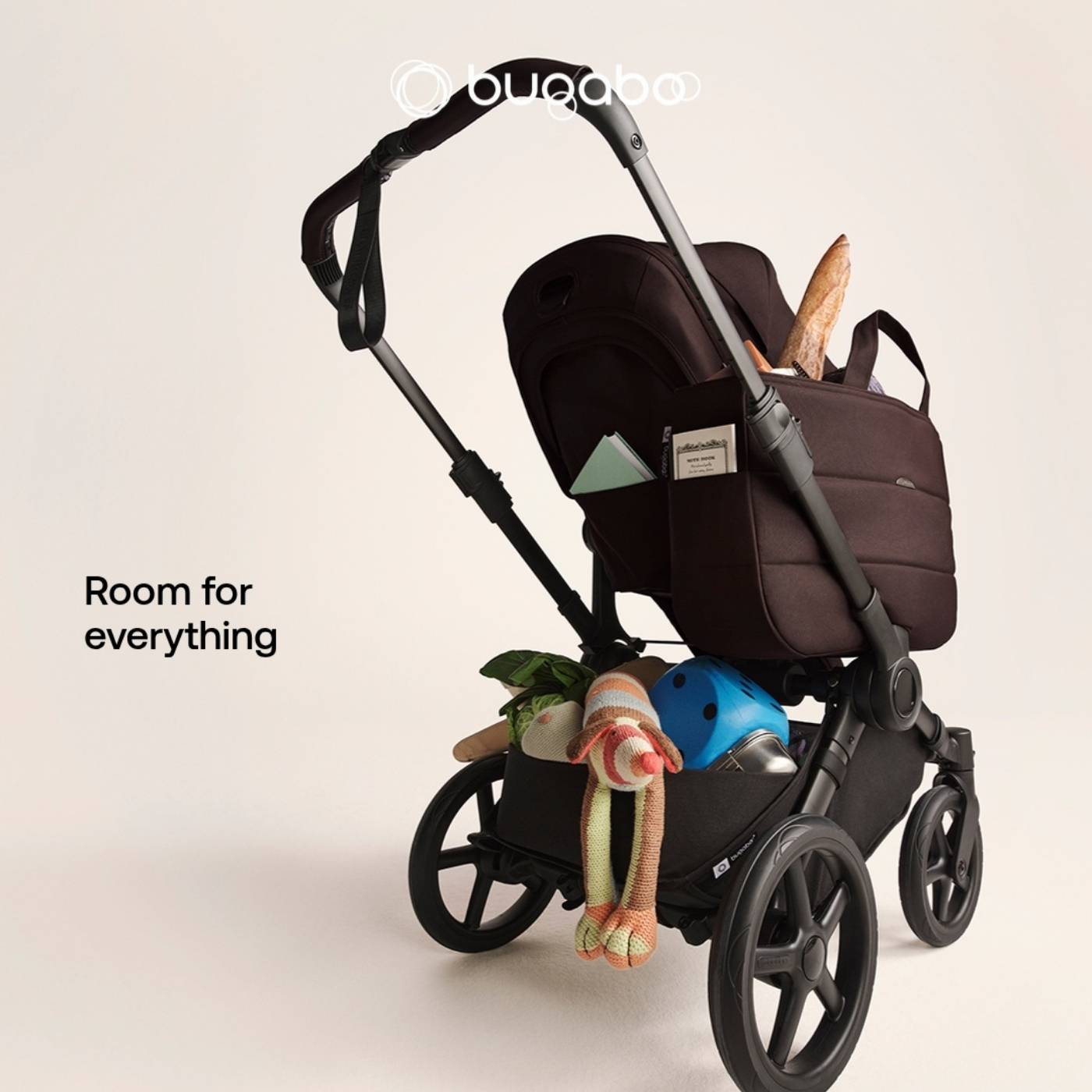 Bugaboo Donkey 6 Cocoa Brown Förvaring