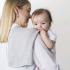 Les Enfants Snuttefiltar Bambu Muslin 3-pack Grå/Vit i gruppen Babytillbehör / Sova / Bädda för sommartider hos Bonti (02-0102)