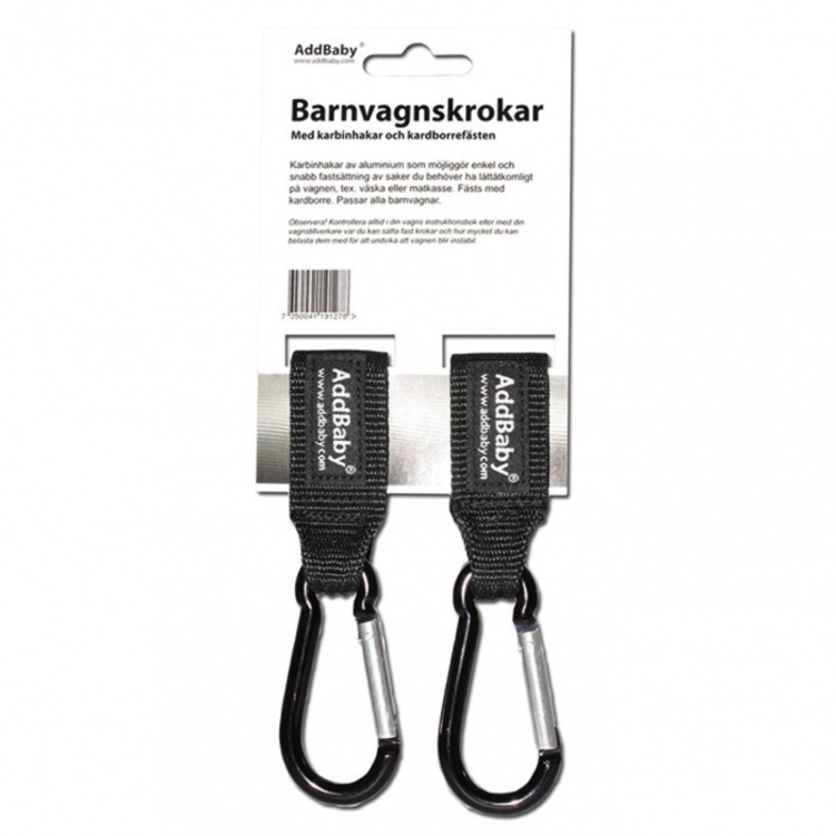 AddBaby Barnvagnskrokar i gruppen Barnvagnar / Barnvagnstillbehör / Sommartillbehör till barnvagnen hos Bonti (ADBA7350041191278)