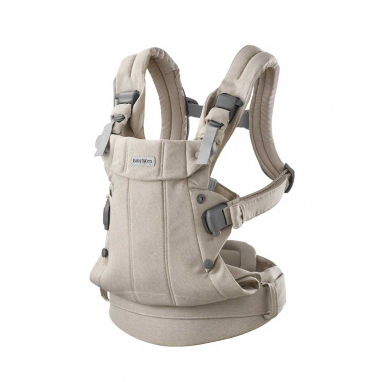 Babybjörn Bärsele Harmony Melerad väv Ljusbeige i gruppen Babytillbehör / Bärselar / Babybjörn bärselar hos Bonti (BABJ088032)