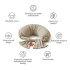 Bbhugme Amningskudde Seashell Beige i gruppen Mamma / Amning / Amningskuddar hos Bonti (BBHU155587)