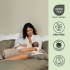 Bbhugme Amningskudde Seashell Beige i gruppen Mamma / Amning / Amningskuddar hos Bonti (BBHU155587)