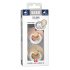 BIBS Napp Colour Night Latex 2-pack 0-6 mån Blush/Vanilla i gruppen Babytillbehör / Nappar och tillbehör / Nappar 0-6 månader hos Bonti (BIBS110243)