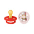 BIBS x Moomin Napp Colour Latex 2-pack 6-18 mån Dancing Candy Apple Mix i gruppen Babytillbehör / Nappar och tillbehör / Nappar 6 månader + hos Bonti (BIBS12032101)
