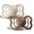BIBS Napp Supreme Latex 2-pack 6-18 mån Vanilla/Dark Oak i gruppen Babytillbehör / Nappar och tillbehör / Nappar 6 månader + hos Bonti (BIBS270336)