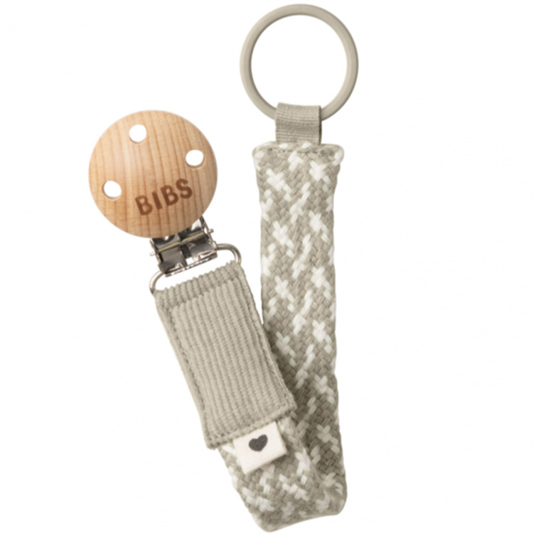 BIBS Napphållare Sand/Ivory i gruppen Babytillbehör / Nappar och tillbehör / Napphållare hos Bonti (BIBS9401101)