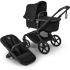 Bugaboo Fox 5 Renew Barnvagn Black/Heritage Black i gruppen Barnvagnar / Varumärken / Bugaboo / Bugaboo Fox 5 hos Bonti (BUBO100051131)