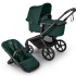 Bugaboo Fox 5 Renew Barnvagn Black/Fern Green i gruppen Barnvagnar / Varumärken / Bugaboo / Bugaboo Fox 5 hos Bonti (BUBO100403013)