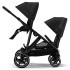 Cybex Gazelle S Syskonsits Moon Black i gruppen Barnvagnar / Varumärken / Cybex / Cybex e-Gazelle S hos Bonti (CYBE522002719)