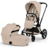 Cybex Priam Duovagn Matt Black/Cozy Beige i gruppen Barnvagnar / Varumärken / Cybex / Cybex Priam hos Bonti (CYBE526000021)