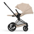 Cybex Priam Duovagn Matt Black/Cozy Beige i gruppen Barnvagnar / Varumärken / Cybex / Cybex Priam hos Bonti (CYBE526000021)