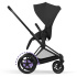 Cybex E-Priam Duovagn Matt Black/Sepia Black i gruppen Barnvagnar / Varumärken / Cybex / Cybex E-Priam hos Bonti (CYBE526000053)