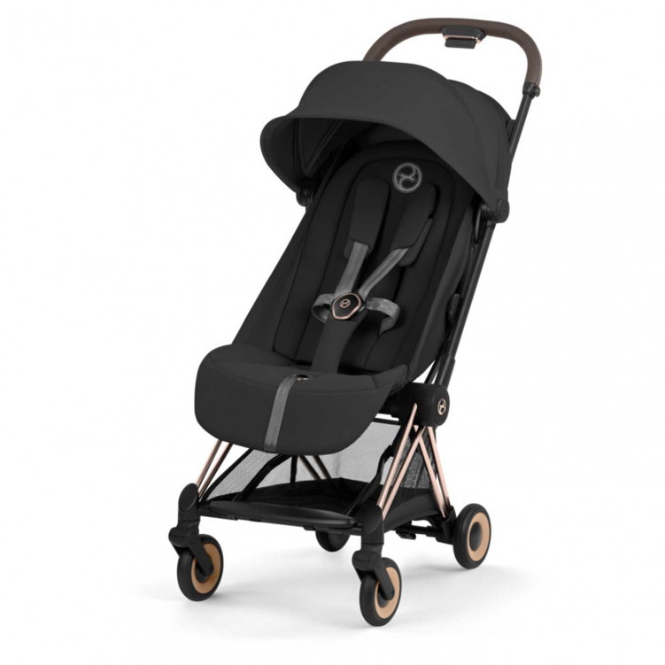 Cybex Coya 2026 Resevagn Rosegold/Sepia Black i gruppen Barnvagnar / Varumärken / Cybex / Cybex Coya hos Bonti (CYBE526000129)