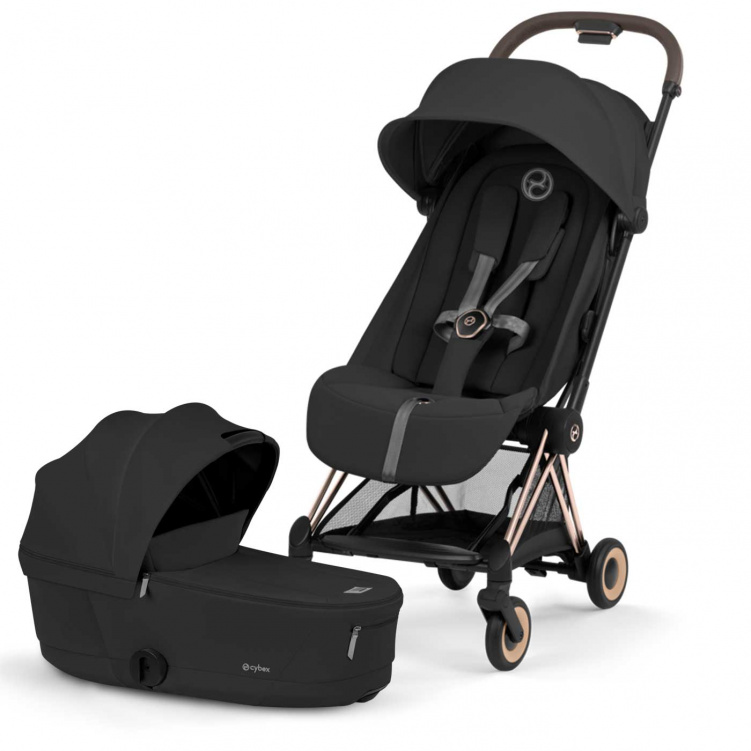 Cybex Coya 2026 Duovagn Rosegold/Sepia Black i gruppen Barnvagnar / Varumärken / Cybex / Cybex Coya hos Bonti (CYBE526000177)