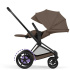 Cybex E-Priam 2026 Duovagn Matt Black/Coconut Brown i gruppen Barnvagnar / Varumärken / Cybex / Cybex E-Priam hos Bonti (CYBE526001491)