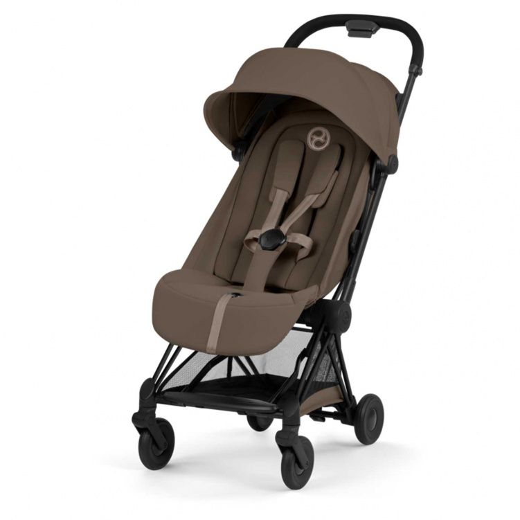 Cybex Coya 2026 Resevagn Matt Black/Coconut Brown i gruppen Barnvagnar / Varumärken / Cybex / Cybex Coya hos Bonti (CYBE526001503)