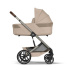 Cybex Balios S Lux 2026 Duo med Cot S Almond Beige i gruppen Barnvagnar / Varumärken / Cybex / Cybex Balios S hos Bonti (CYBE526001671)