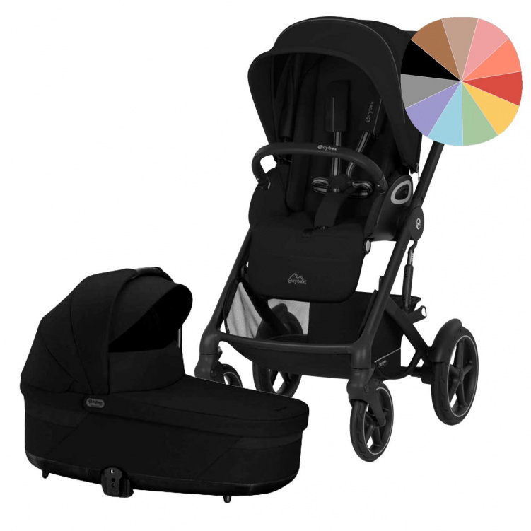 Cybex Talos S Lux Duovagn - Välj färg i gruppen Barnvagnar / Varumärken / Cybex / Cybex Talos S hos Bonti (CYTAL23DUO)