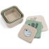 Done By Deer Snack Box Happy Clouds Green 3-pack i gruppen Babytillbehör / Äta och mata / Matförvaring hos Bonti (DOBD1236403)