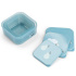 Done By Deer Snack Box Tiny Farm Blue 3-pack i gruppen Babytillbehör / Äta och mata / Matförvaring hos Bonti (DOBD1256872)