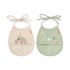 Done by Deer Haklapp Celebration Sand 2-pack i gruppen Babytillbehör / Äta och mata / Haklappar hos Bonti (DOBD1343439)