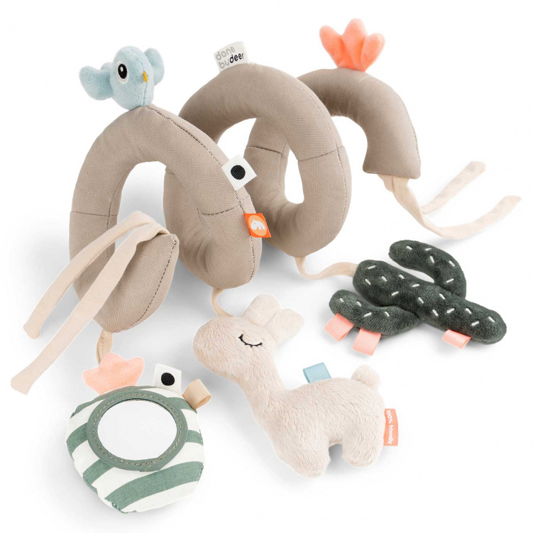 Done By Deer Aktivitetsspiral Lalee Sand i gruppen Leksaker / Babyleksaker / Aktivitetsleksaker hos Bonti (DOBD4223539)