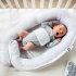 Doomoo Babynest Melerad Vit i gruppen Babytillbehör / Sova / Babynest och sovstöd hos Bonti (DOMO5400653007732)