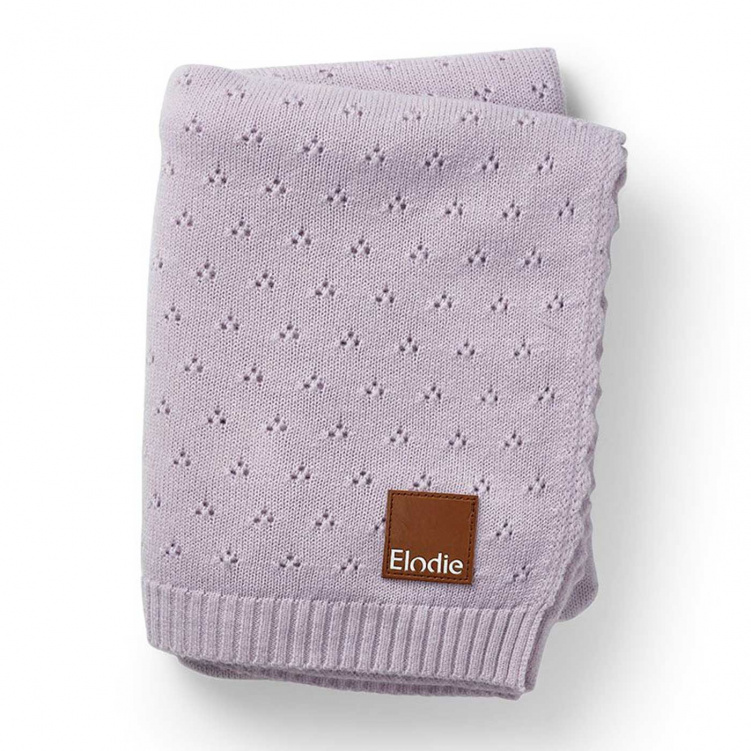 Elodie Pointelle Filt Lavender Love i gruppen Babytillbehör / Sova / Bädda för sommartider hos Bonti (ELOD30326204205NA)