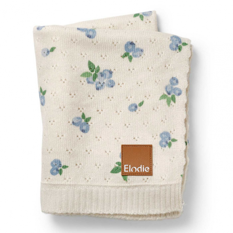 Elodie Pointelle Filt Blueberry Bliss i gruppen Barnvagnar / Barnvagnstillbehör / Sommartillbehör till barnvagnen hos Bonti (ELOD30326208435NA)