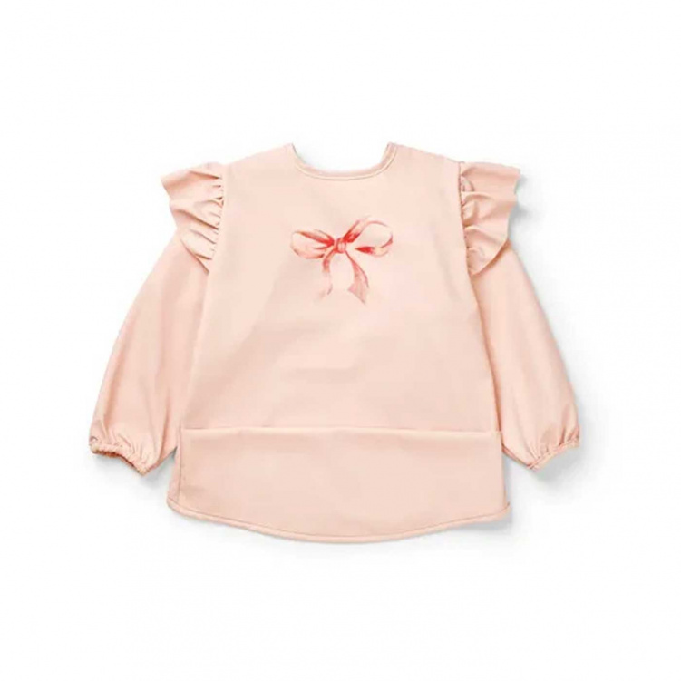 Elodie Långärmad Haklapp Rosy Bow i gruppen Babytillbehör / Äta och mata / Haklappar hos Bonti (ELOD30410205885NA)