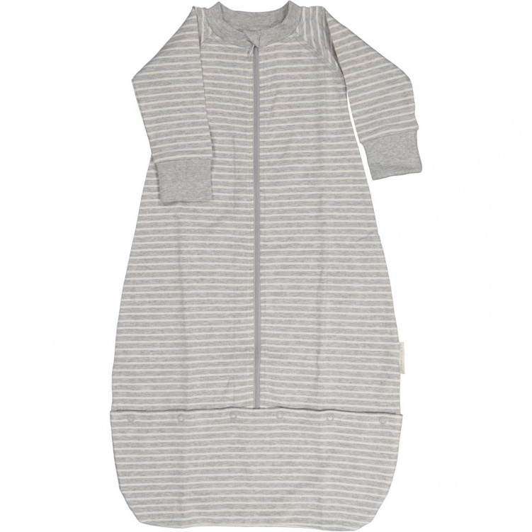 Geggamoja Sovpåse Bambu Classic Grå/Vit i gruppen Babytillbehör / Sova / Sovpåsar hos Bonti (GMSOVGV)