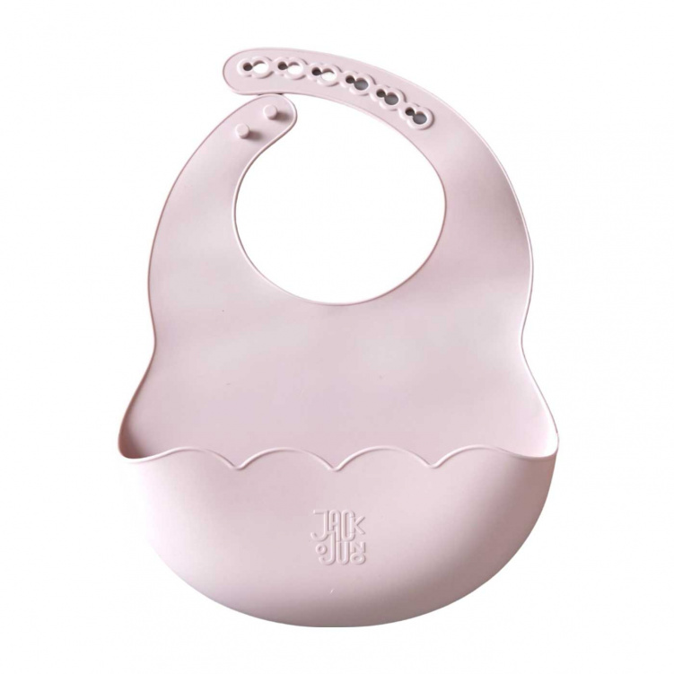 Jack o Juno Poppy Haklapp Light Pink i gruppen Babytillbehör / Äta och mata / Haklappar hos Bonti (JAJUD425LP-O)